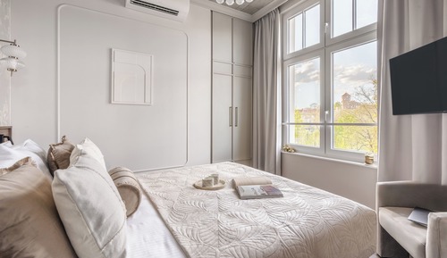 Appartement Exclusif, balcon, vue ville
