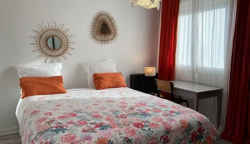 Chambre, vue jardin