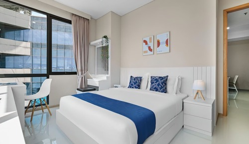 Appartement Premium, 2 chambres, balcon, vue ville