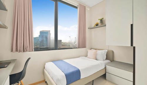 Appartement Deluxe, 2 chambres, balcon, vue ville