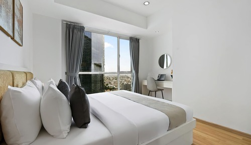 Appartement Deluxe, 3 chambres, balcon, vue ville