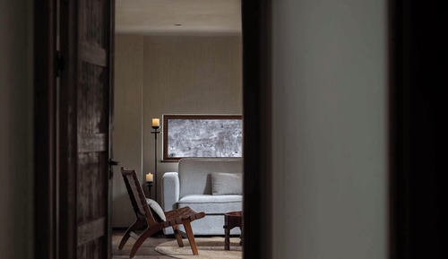 Chambre Sénior avec lits jumeaux, vue montagne