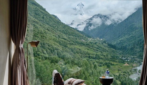 Chambre Double Confort, vue montagne