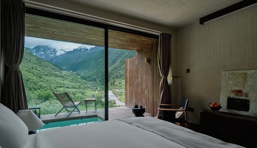 Chambre Double Panoramique, vue montagne