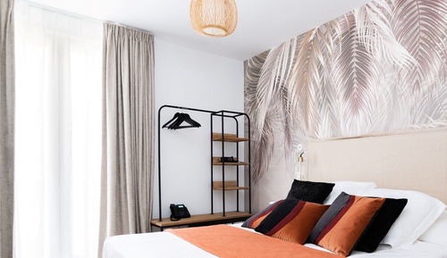 Chambre Double ou avec lits jumeaux, terrasse, rez-de-chaussée