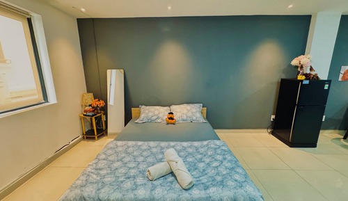 Chambre Confort, 2 grands lits, salle de bains privée