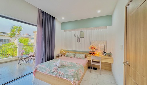 Chambre Confort, 1 grand lit, vue jardin