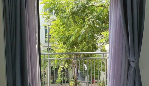 Chambre Standard, 1 grand lit, climatisation, vue jardin