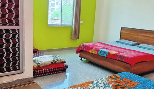 Chambre Quadruple Familiale, vue ville