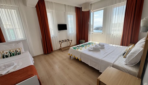 Chambre Triple Standard, vue mer