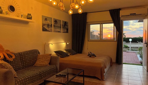 Studio Romantique, 1 lit double, vue mer, en bord de piscine