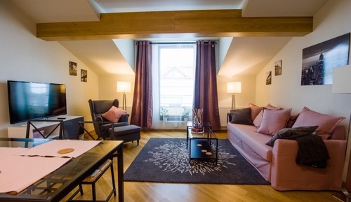 Appartement Confort, 1 chambre, coin cuisine, vue ville