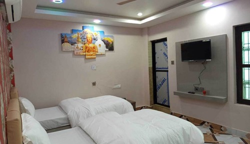 Chambre avec lits jumeaux, vue ville