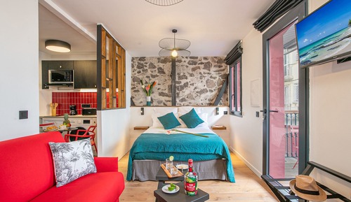 Appartement Standard, balcon, vue ville