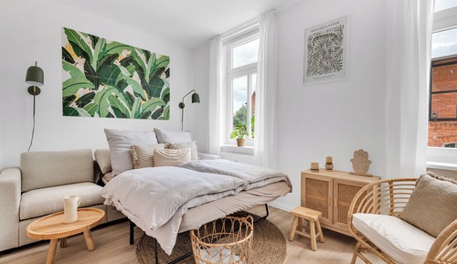 Appartement Standard, 1 lit double et 1 canapé-lit, non-fumeurs, cuisine