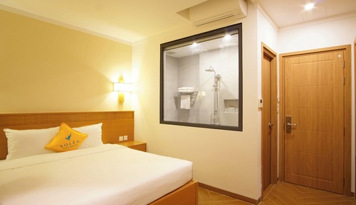 Chambre Double Premium, 1 très grand lit, vue mer