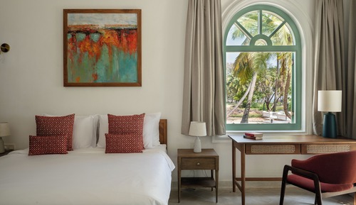 Chambre Supérieure Double ou avec lits jumeaux, vue plage