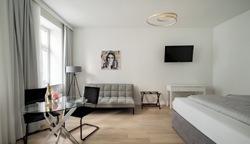 Appartement Deluxe, vue cour intérieure