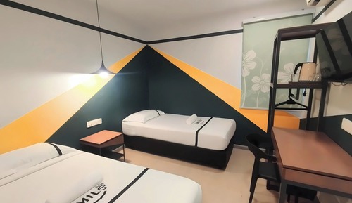 Chambre avec lits jumeaux
