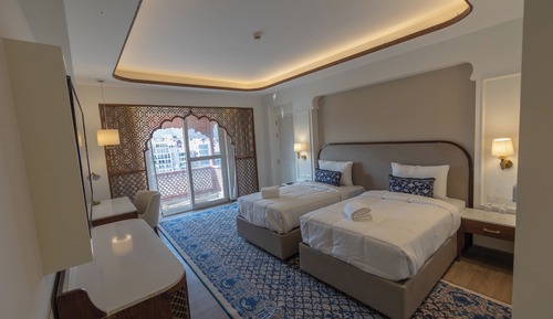 Chambre Double Exclusive, 2 lits une place, non-fumeurs, vue fleuve