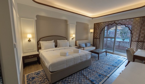 Chambre Double Exclusive, 1 très grand lit, non-fumeurs, vue fleuve