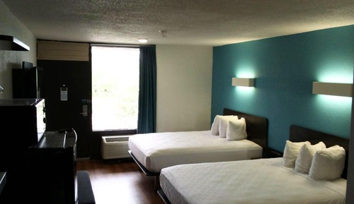 Chambre, 2 grands lits, non-fumeurs, coin cuisine