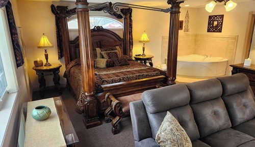 Chambre Double Majestueuse pour 1 personne, 1 chambre, coin cuisine, vue fleuve