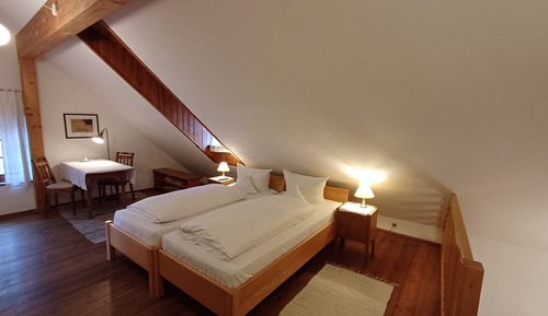 Chambre Confort Double ou avec lits jumeaux, vue jardin