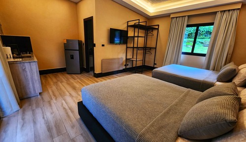 Cabane Deluxe, vue jardin