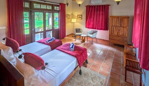 Bungalow Deluxe, balcon, vue piscine