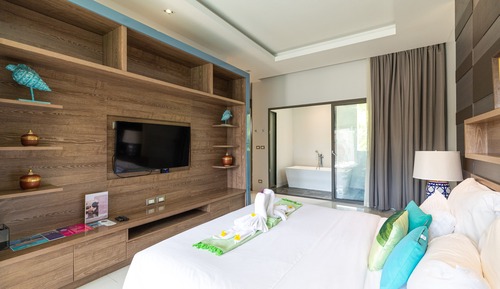Villa Luxe, 1 très grand lit, piscine privée