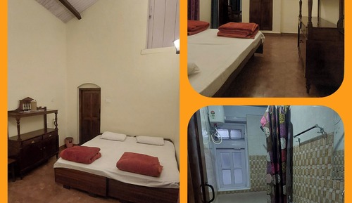 Chambre, vue cour intérieure
