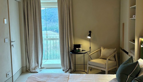 Chambre Double Supérieure, balcon, vue piscine