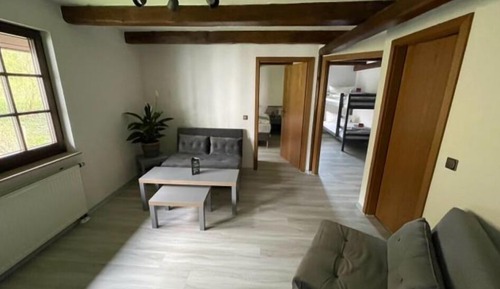 Suite Familiale, 2 chambres, salle de bains privée, vue jardin