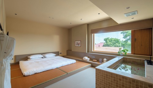 Chambre double de style japonais