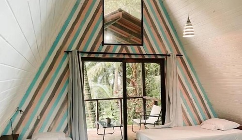 Cabane Familiale, vue jardin