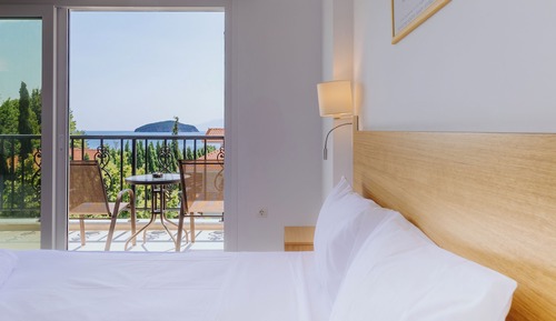 Chambre Double Standard, balcon, vue mer