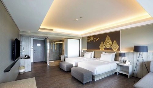 Chambre « Premier » avec lits jumeaux, balcon