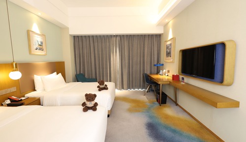 Chambre Double Classique, véranda, vue ville