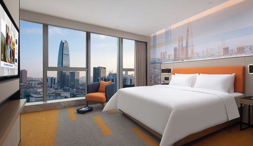 Chambre Simple Affaires, vue ville