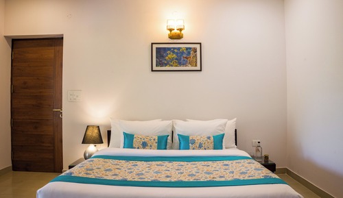 Chambre Luxe, balcon, vue colline