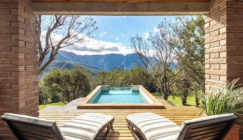 Cabane Luxe, vue montagne