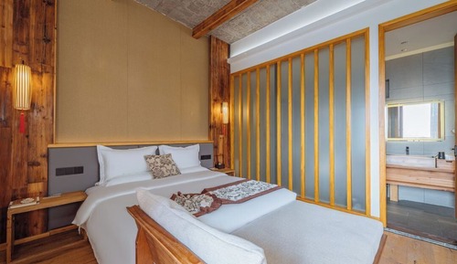 Chambre Double Élite, balcon, vue cour intérieure