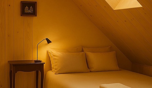 Chambre Double Confort, 1 lit double, animaux de compagnie acceptés, vue jardin