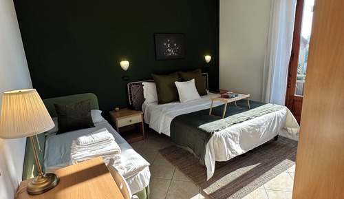 Chambre Triple Classique, balcon, vue montagne