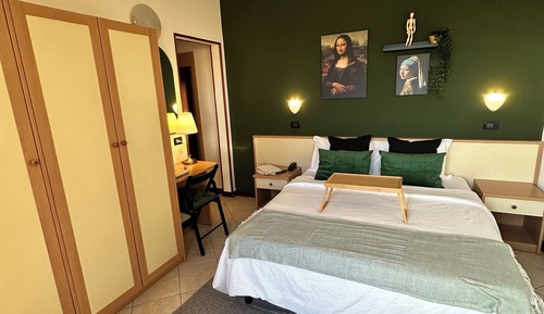 Chambre Quadruple Classique, balcon, vue montagne