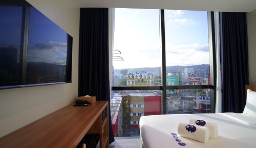 Chambre Double Classique, 1 grand lit, vue ville