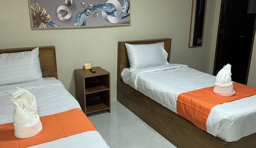 Chambre avec lits jumeaux