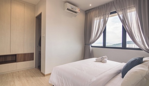 Appart'hôtel Luxe, 3 chambres, balcon, vue ville