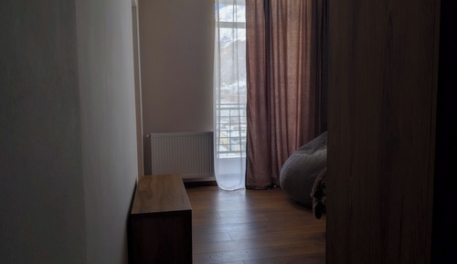 Chambre Double, plusieurs lits, balcon, vue montagne